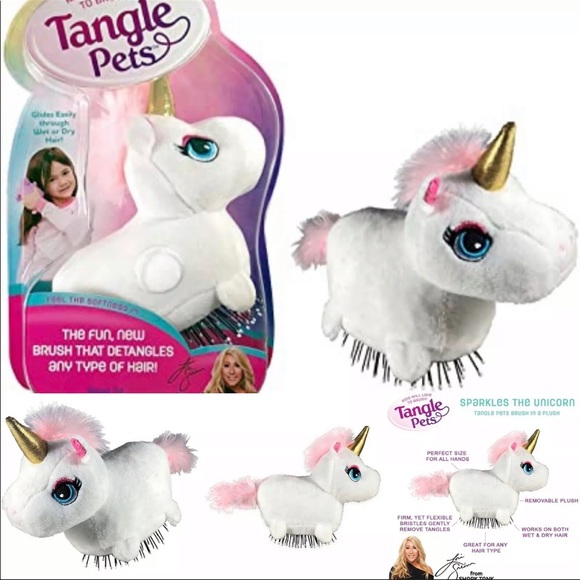 Tangle Hair Brush UNICORN & FIZZY NECKLACE ACTIVIT - Picture 3 of 7